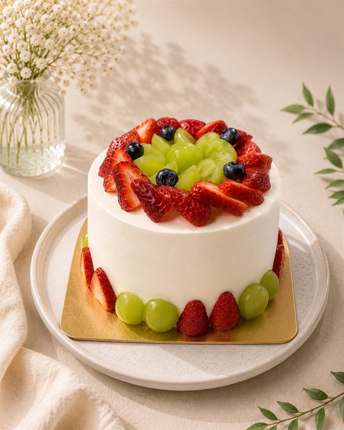 Strawberry Mascut Duo cake